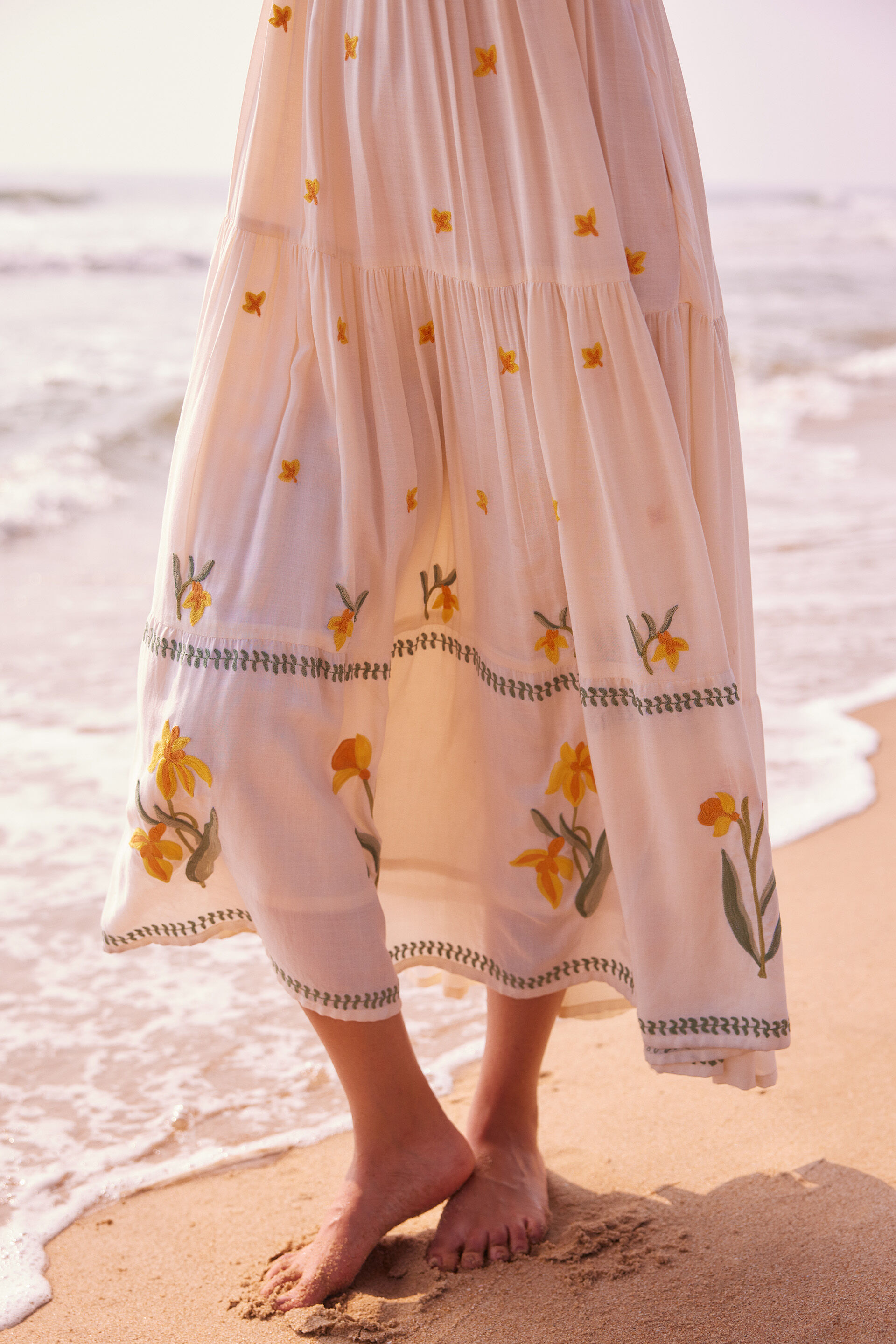 Gulon Sa Dress, Off White, image 3